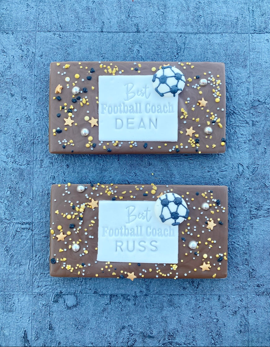 Best Football Coach Chocolate Bar