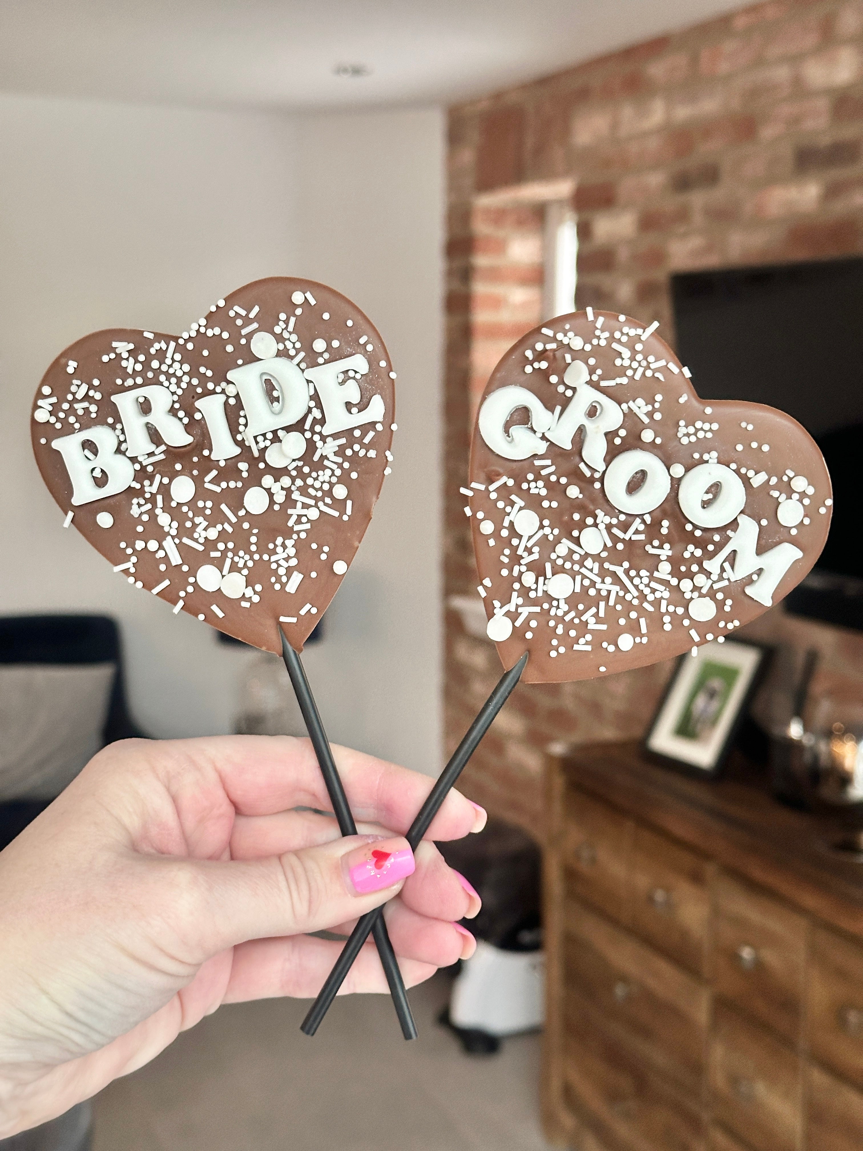 Bride & Groom Lollipop