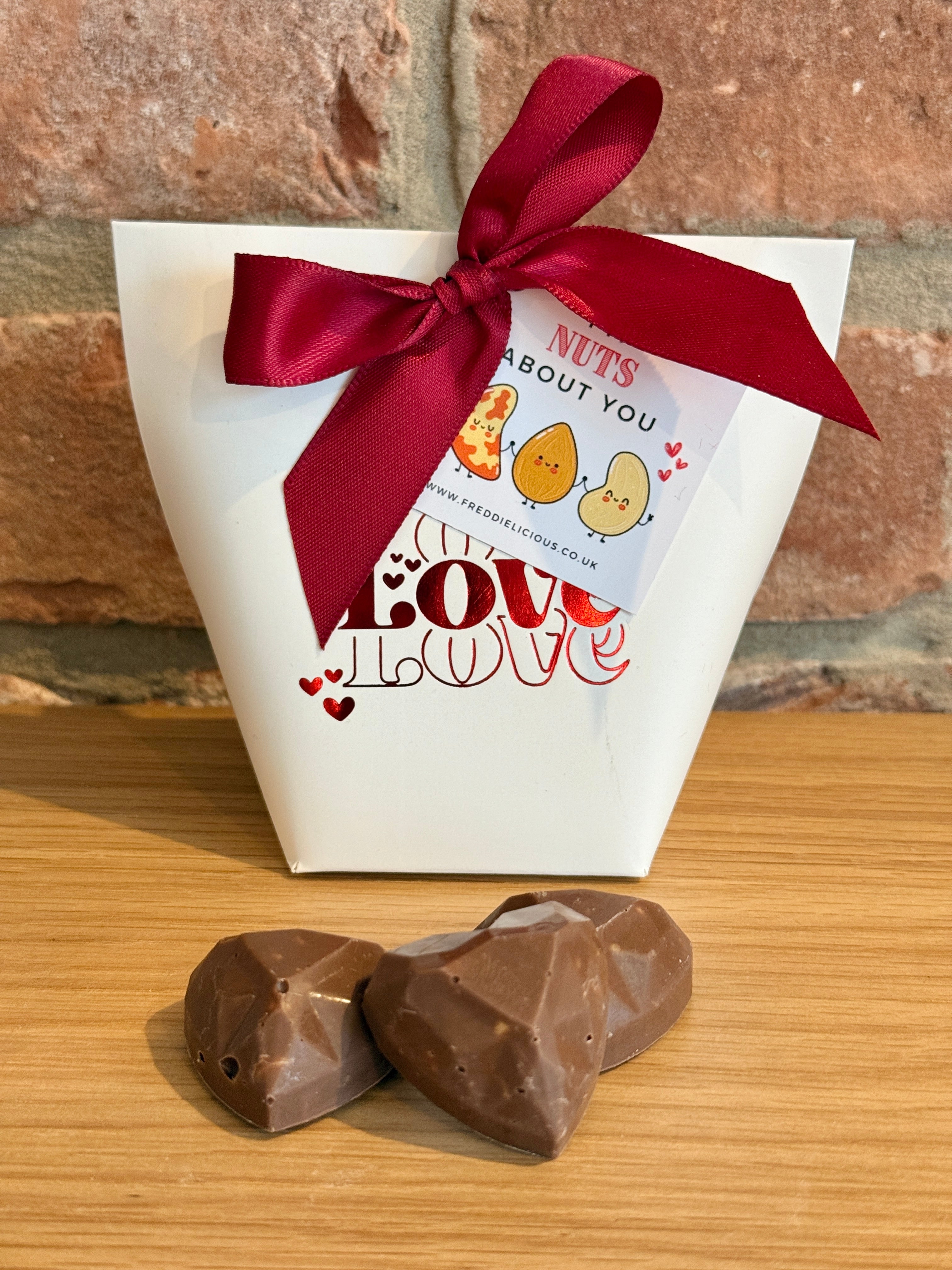 *New* Nuts About You Heart Chocolates