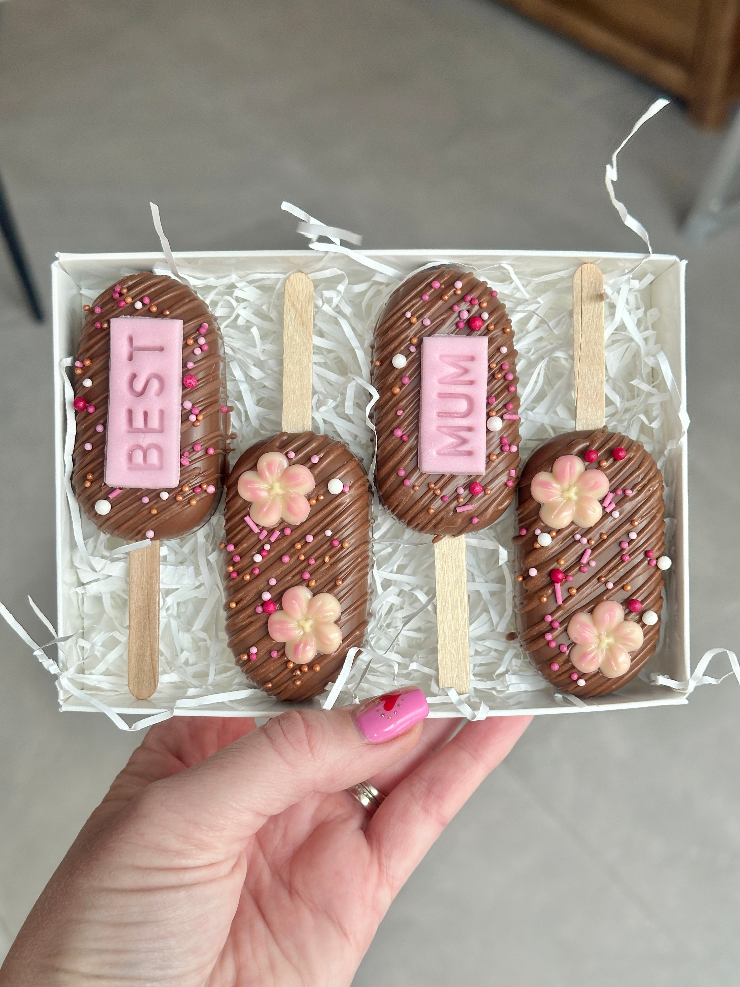 Mother’s Day Chocolate Pops