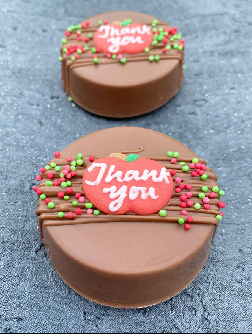 Teacher Thank You Chocolate Covered Biscuit
