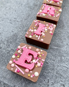 Personalised Square Letter Chocolates