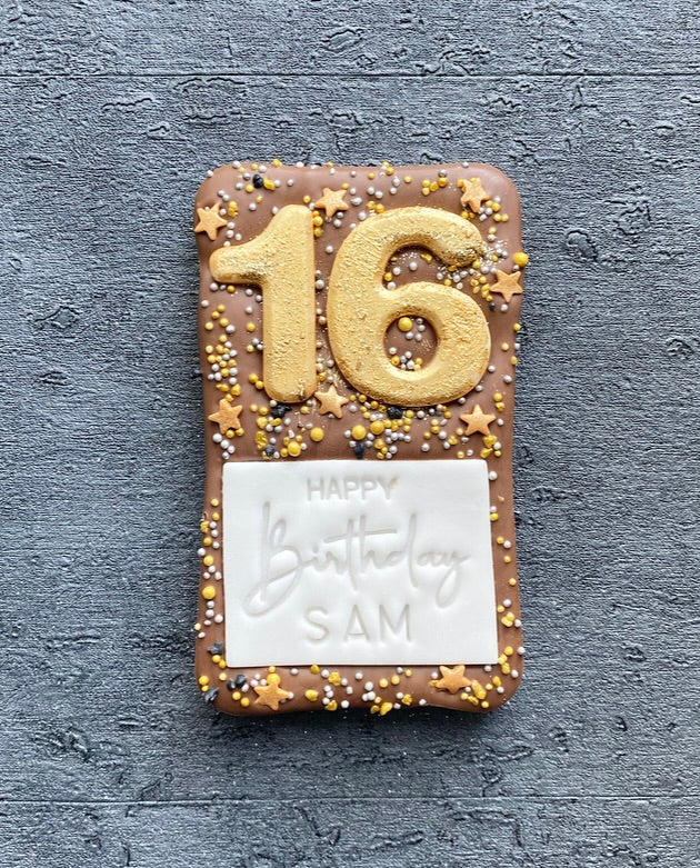 Number Birthday Chocolate Bar