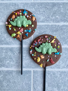 Dinosaur Chocolate Lollipop
