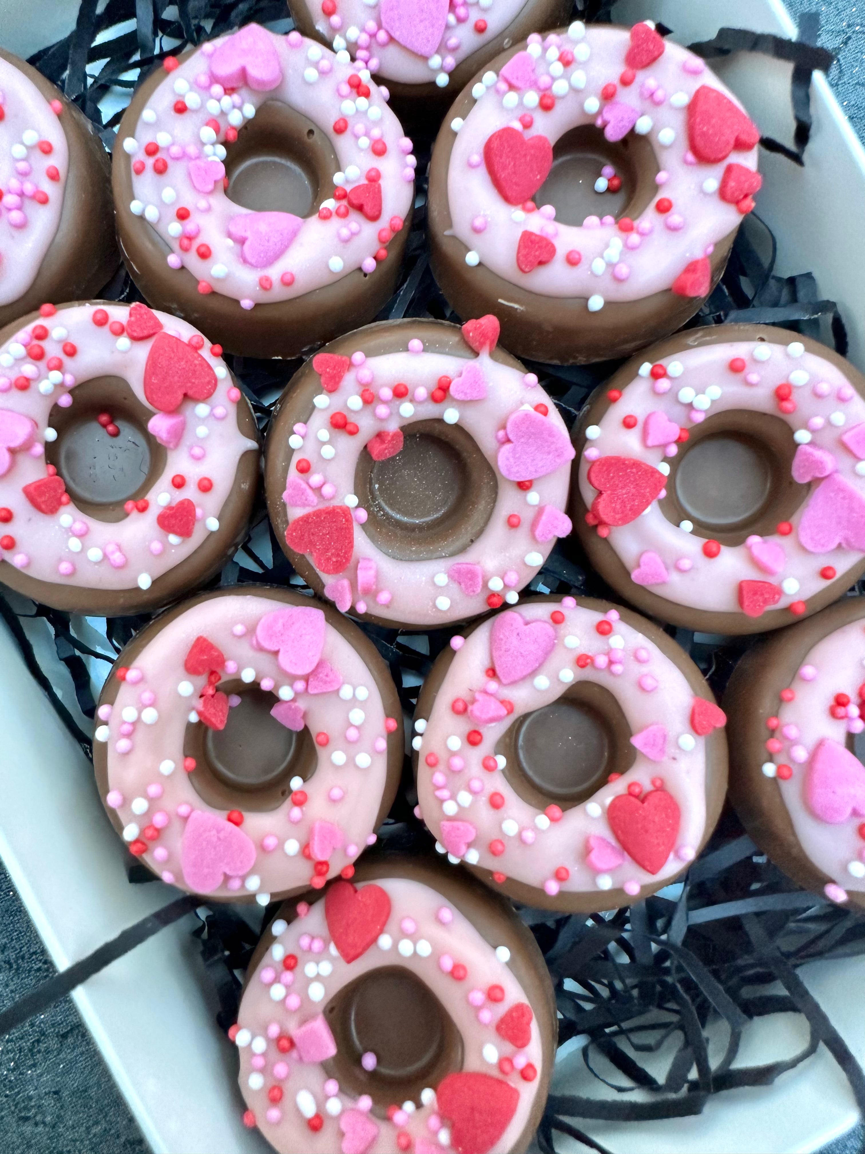 Valentine’s box of Love Doughnuts